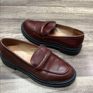 Madewell Bradley Lugsole Loafer in Leather size 7